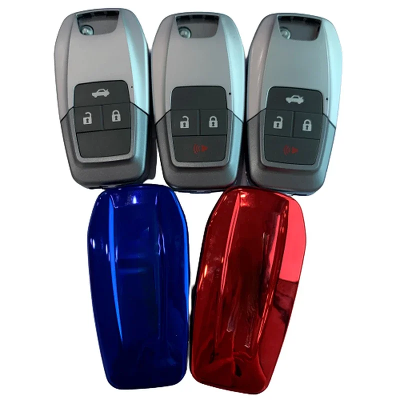 Per Toyota Car Key Shell Case Corolla Camry RAV4 Auris Prado Tarago REIZ Crown Avalon Venza Upgrade Ferrari Type Flip