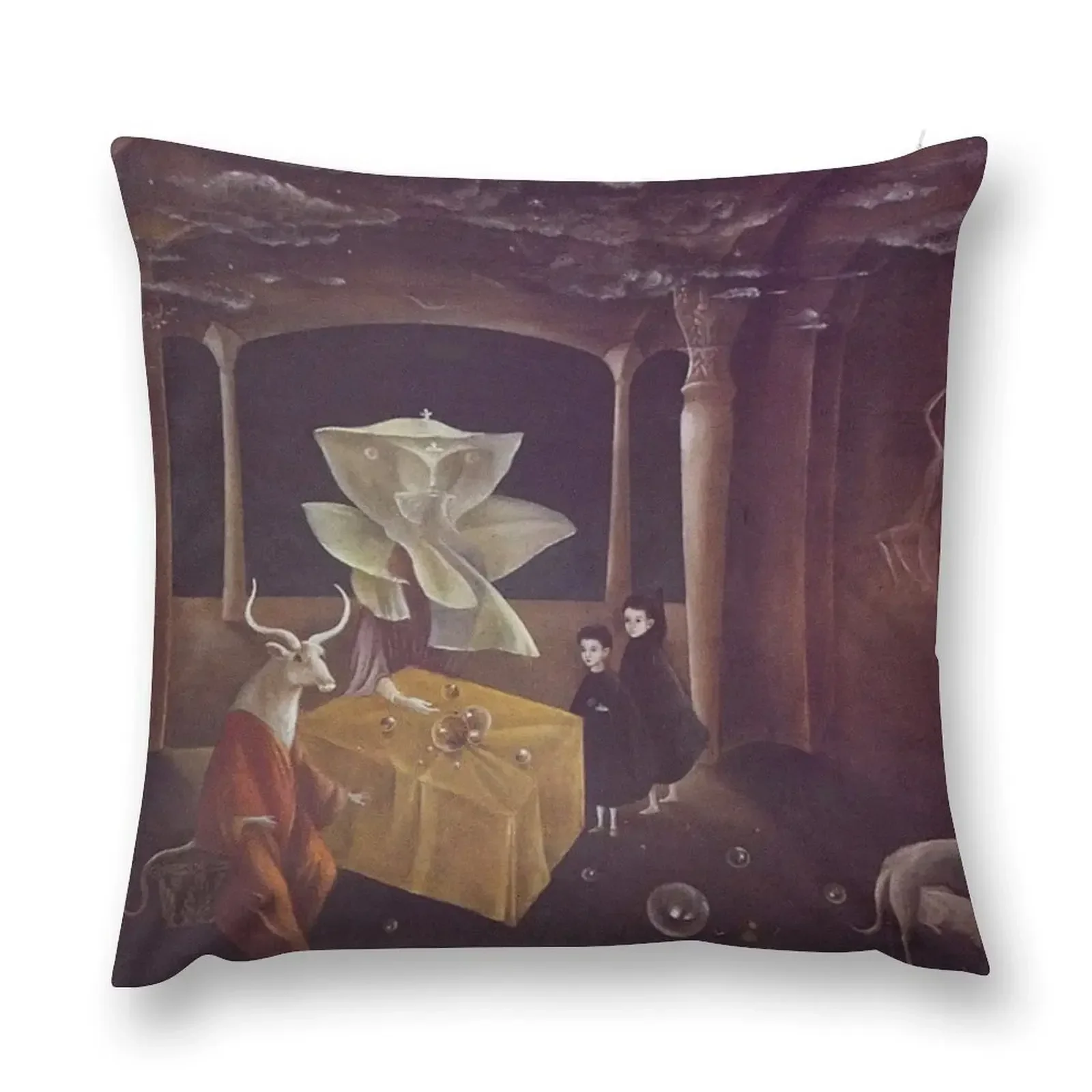 leonora carrington artwork Throw Pillow Decorative Cushions Custom Cushion Photo pillow