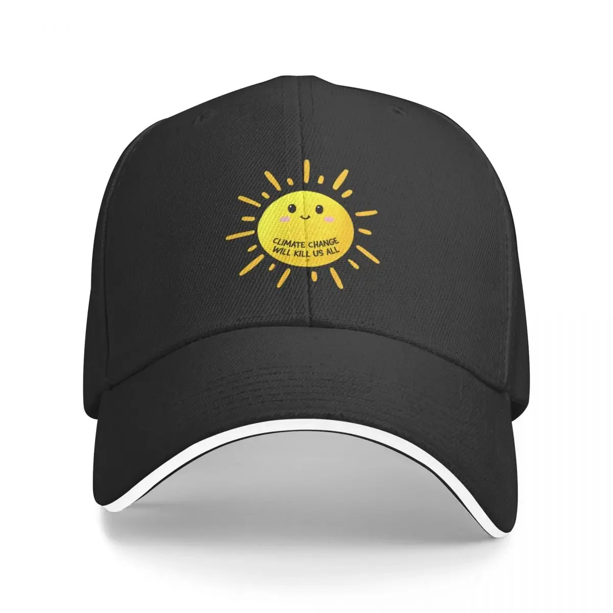 

Climate Change Will Kill Us All Baseball Cap Vintage Golf Cap Male Women's