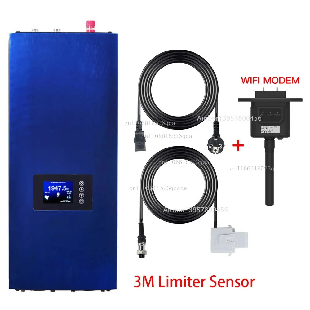 1KW2KW solar grid-connected inverter with anti-reverse current time control function can be connected to battery WIFI