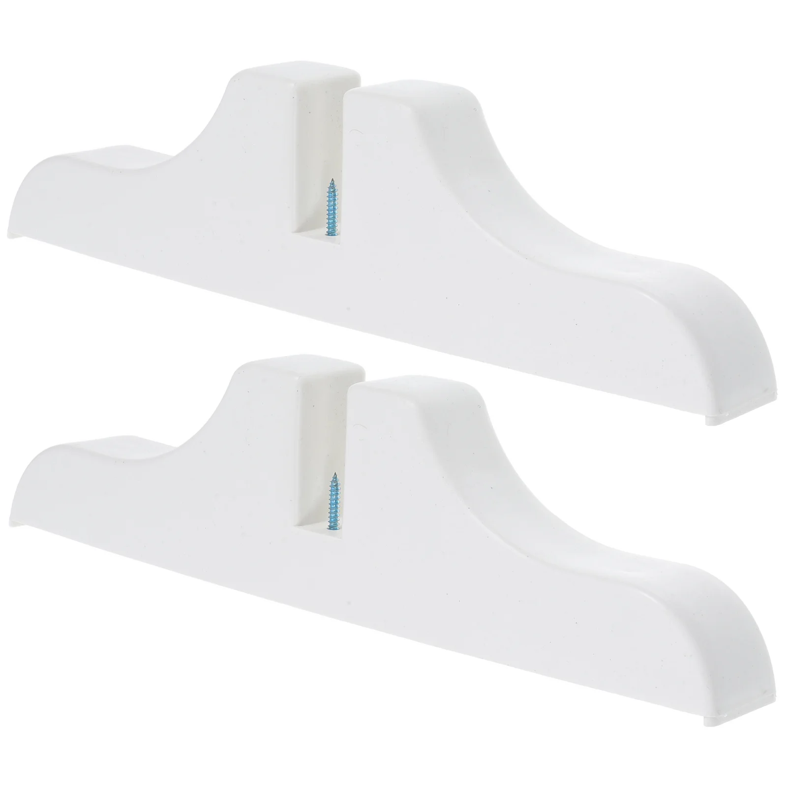 

2 pcs Thickened Divider Stand Screen Base Wear-Resistant Plastic Room Divider Holder For Home Office Study Bedroom Removable