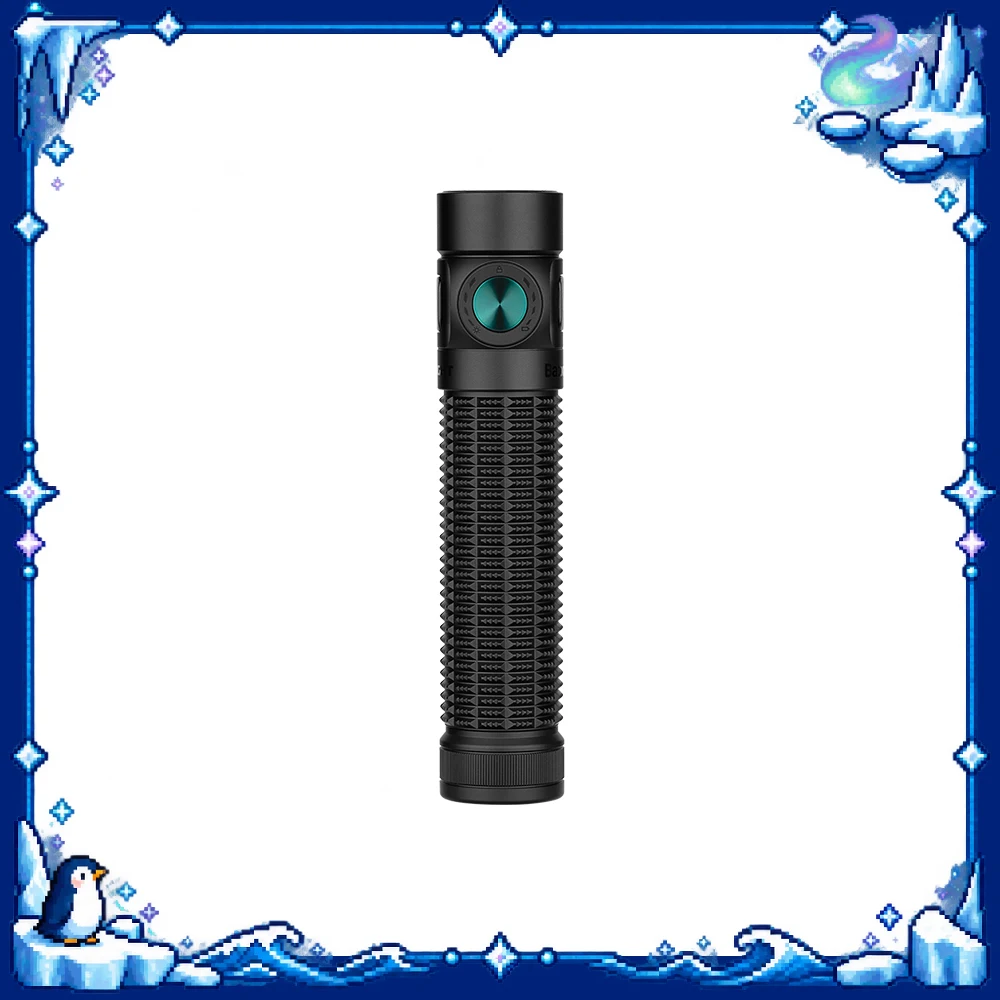OLIGHT Baton 4 Pro Flashlight 1600 Lumens 200m Black Rechargeable Compact LED EDC Pocket Torch for Camping Hiking Outdoor Use