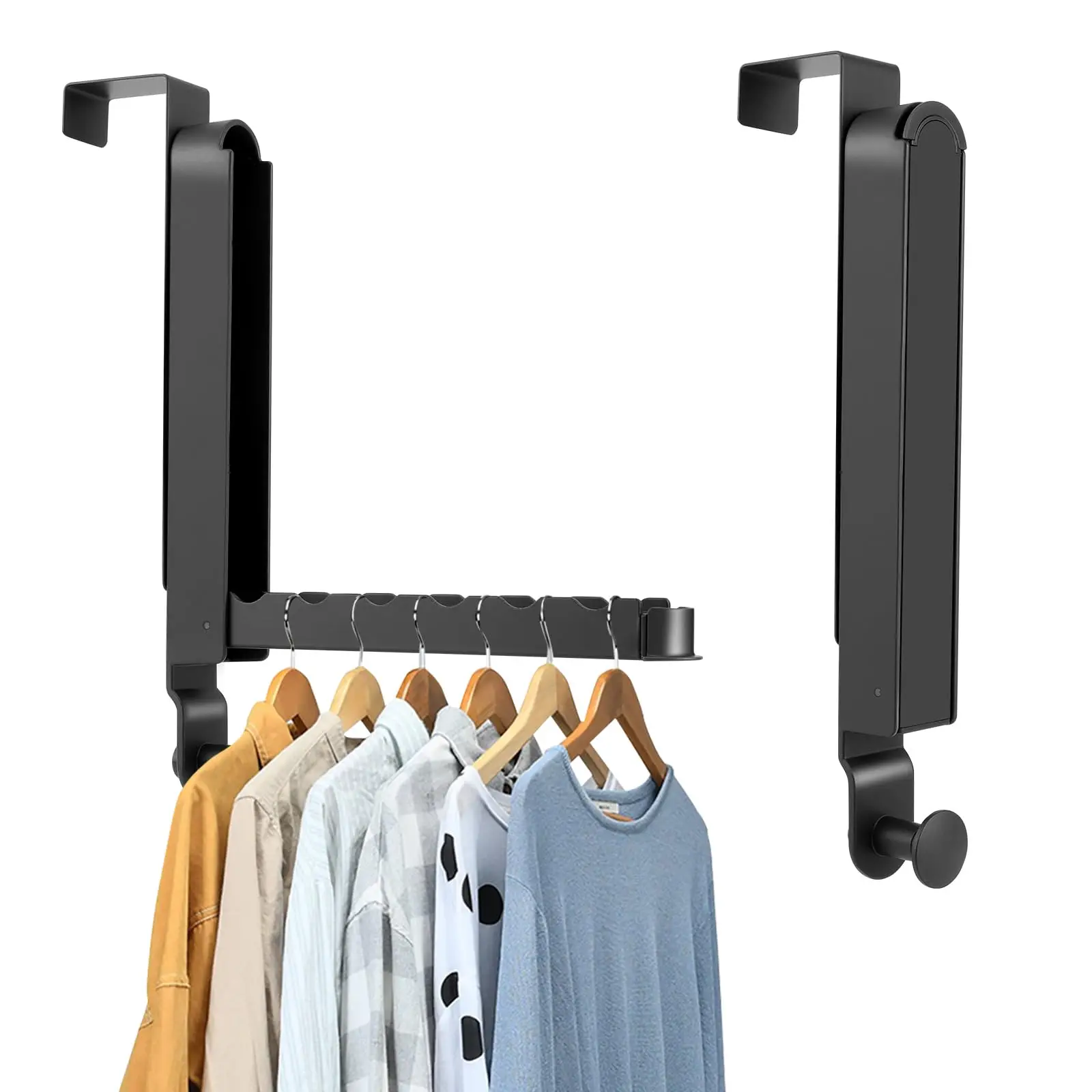 

Over The Door Drying Rack Foldable Over The Door Hooks Hanger Heavy Duty Door Organizer Rack Coat Rack Storage for Bedroom Bath