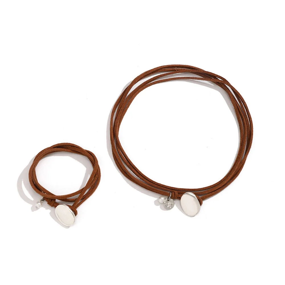 

Bohemian Velvet Choker, Double Layered Soft Collar Necklace, Chic Daily Gift for Her, Valentine‘s Day & Anniversary Present