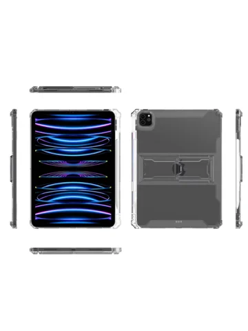 For iPad Case 2022 Pro 11 10th Generation 10.9 Air 5 4 10.2 7/9th 2021 Mini 6 10.5 2018 9.7 5th 6th 12 9 Transparent Cover Funda