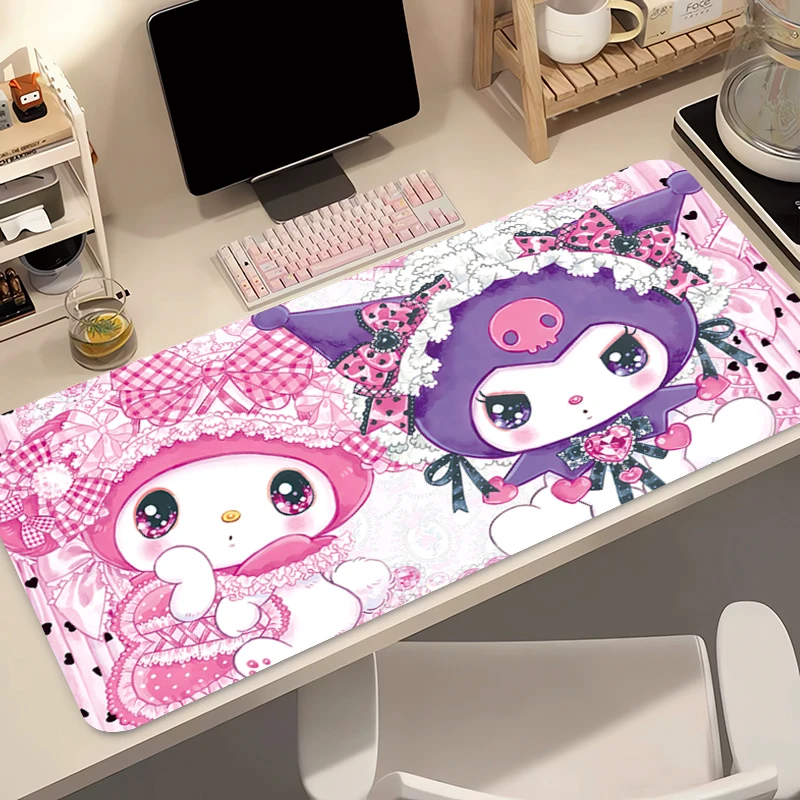 Mouse Pad Edge White Kuromi La - Pc Gaming Kuromi บทวิจารณ์และราคา