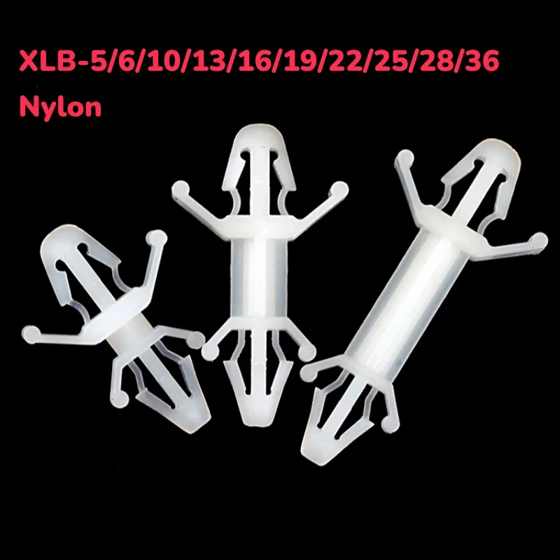 Nylon Isolation Column Nylon Plastic Space Support PCB Bracket Aircraft-Style Clip Double-Head Spacing Support