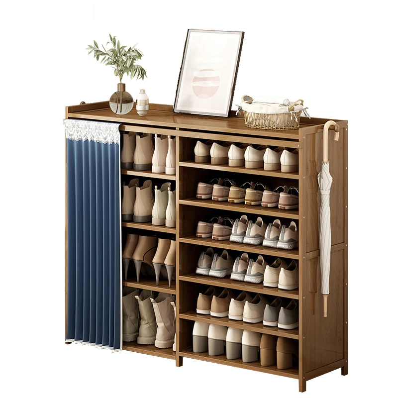 

Shoe cabinets, simple, economical and space-saving shoes, shelves for storing dust-proof solid wood.