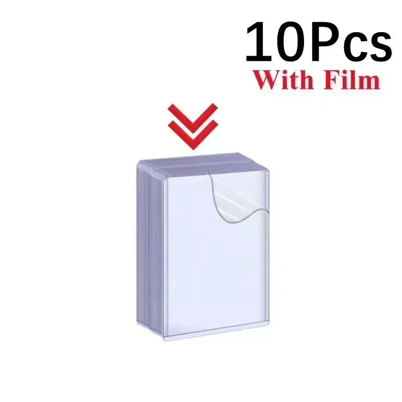 1/25/50 Stuks Transparante Koreaanse Kpop Kaart Mouw Met Beschermfolie Clear Kaarthouder Idol Foto game Card Cover 35PT
