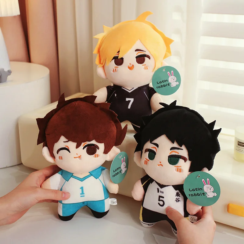 1Pc 26cm Anime Haikyuu Series Plush Toys Cartoon Hinata Shoyo Tobio Kageyama Kei Tsukishima Stuffed Dolls Fans Collection Gift