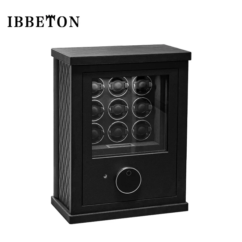 New models Automatic Watch Winder Safe Box with 6 9 12 Slot Watches Box Drawer Collection with TPD 5 Mode Control