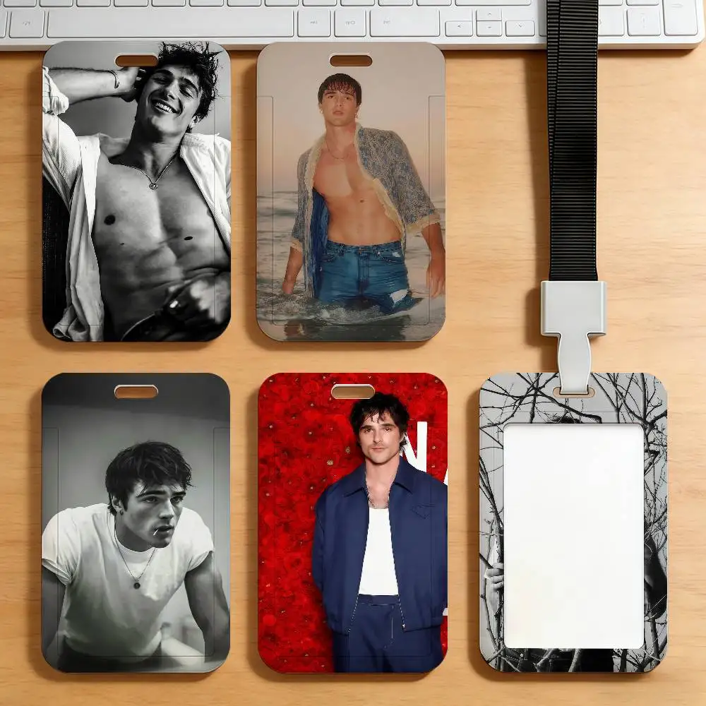 Actor J-Jacob Elordi Card Holder Corporate Business Work Badge Holders Uisex Credit Bus Daily Commute ID Case