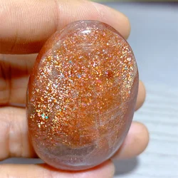 Gold Sunstone Palm Crystal Natural Stone Quartz Minerals Home Decoration Reiki Craft Gemstone Energy Meditation Spiritual Love