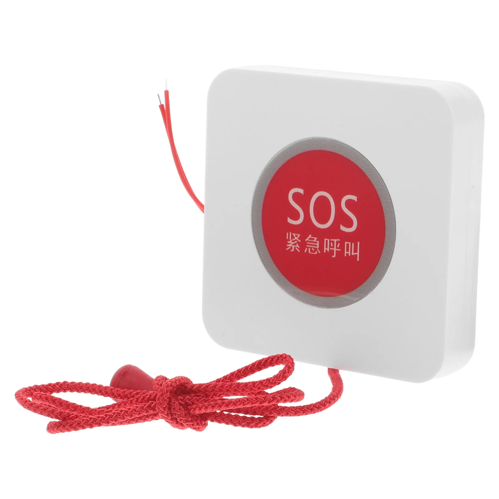 Emergency Call Button Touch Pull Cord Alarm One-Key Rescue Device for Elderly Disabled Patient Fall Prevention Home Safety