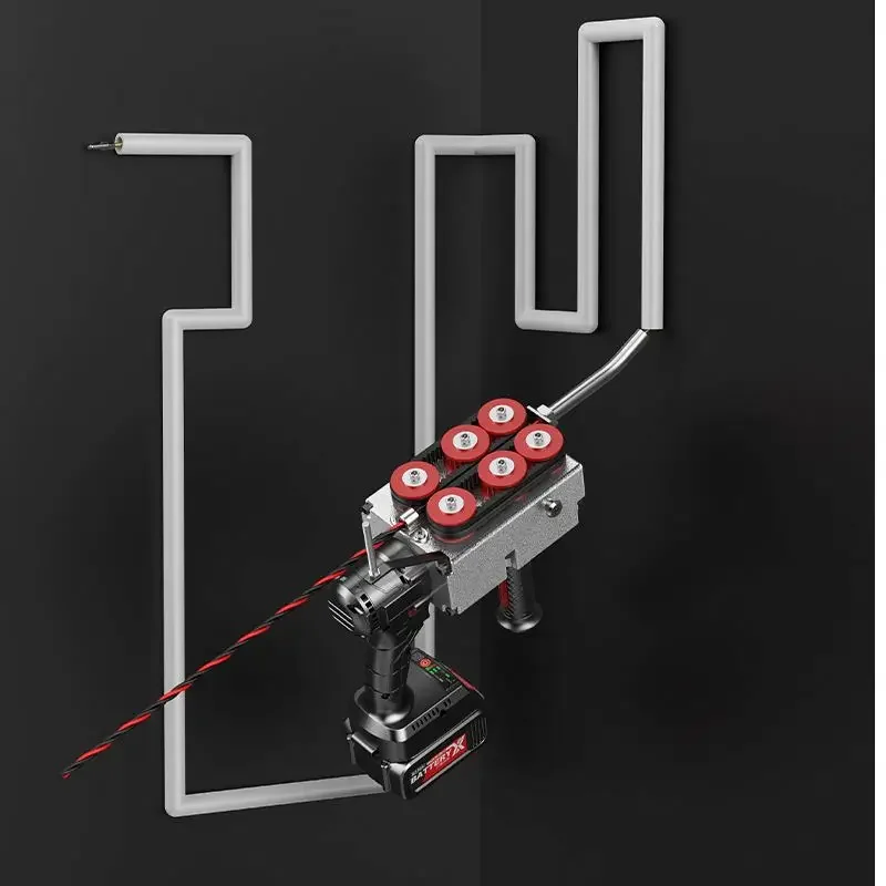 Infilatrice elettrica al litio Infilatrice automatica per trafilatura di cavi elettrici