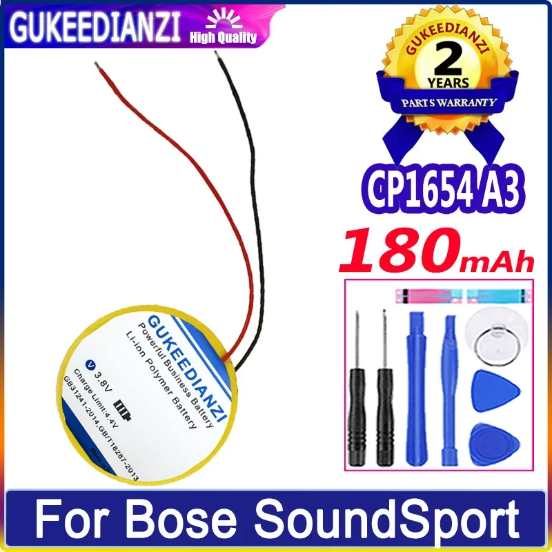 

Аккумулятор GUKEEDIANZI CP1654 A3 180 мАч для Bose SoundSport Wireless,soundsport Pulse