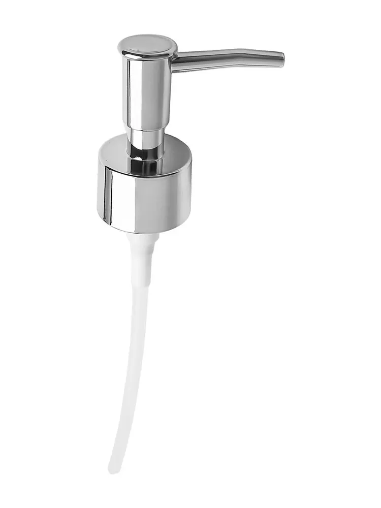 Lotions Replacement Soap Dispenser Pump Kitchen Bathroom Manual Measurement Deviation Messy Spills Metal Housing