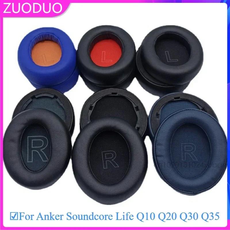 Cuscinetti auricolari di ricambio adatti per Anker Soundcore Life Q10 Q20 Q30 Q35 Cuffie Cuscinetti auricolari Cuffie Cuffie in memory foam