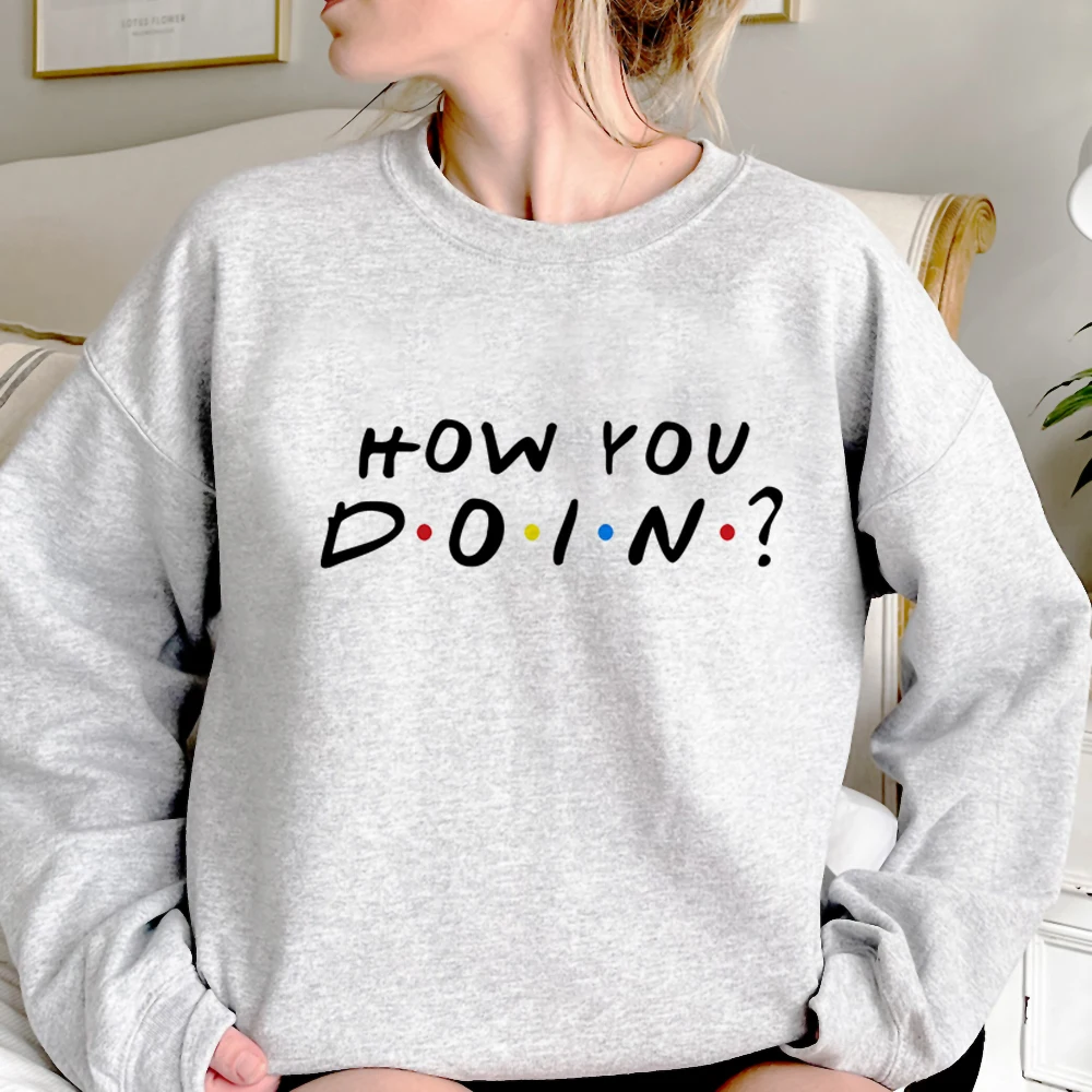 Friends Chandler hoodies women 90s sweat y2k aesthetic 2023 sweater pulls female japanese clothes