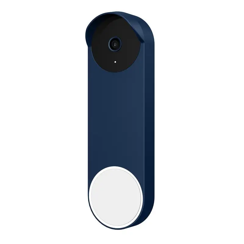 Funda protectora de silicona para timbre de Google Nest, cámara resistente a la intemperie, impermeable, visión nocturna, cubierta de sílice