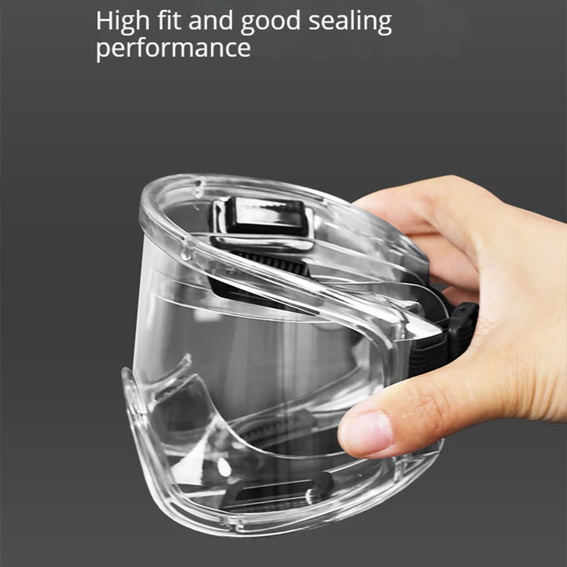 نظارات واقية مقاومة لرذاذ الماء والغبار والرياح والرمل ومضادة للضباب، نظارات رياضية شفافة لركوب الخيل والتزلج #2