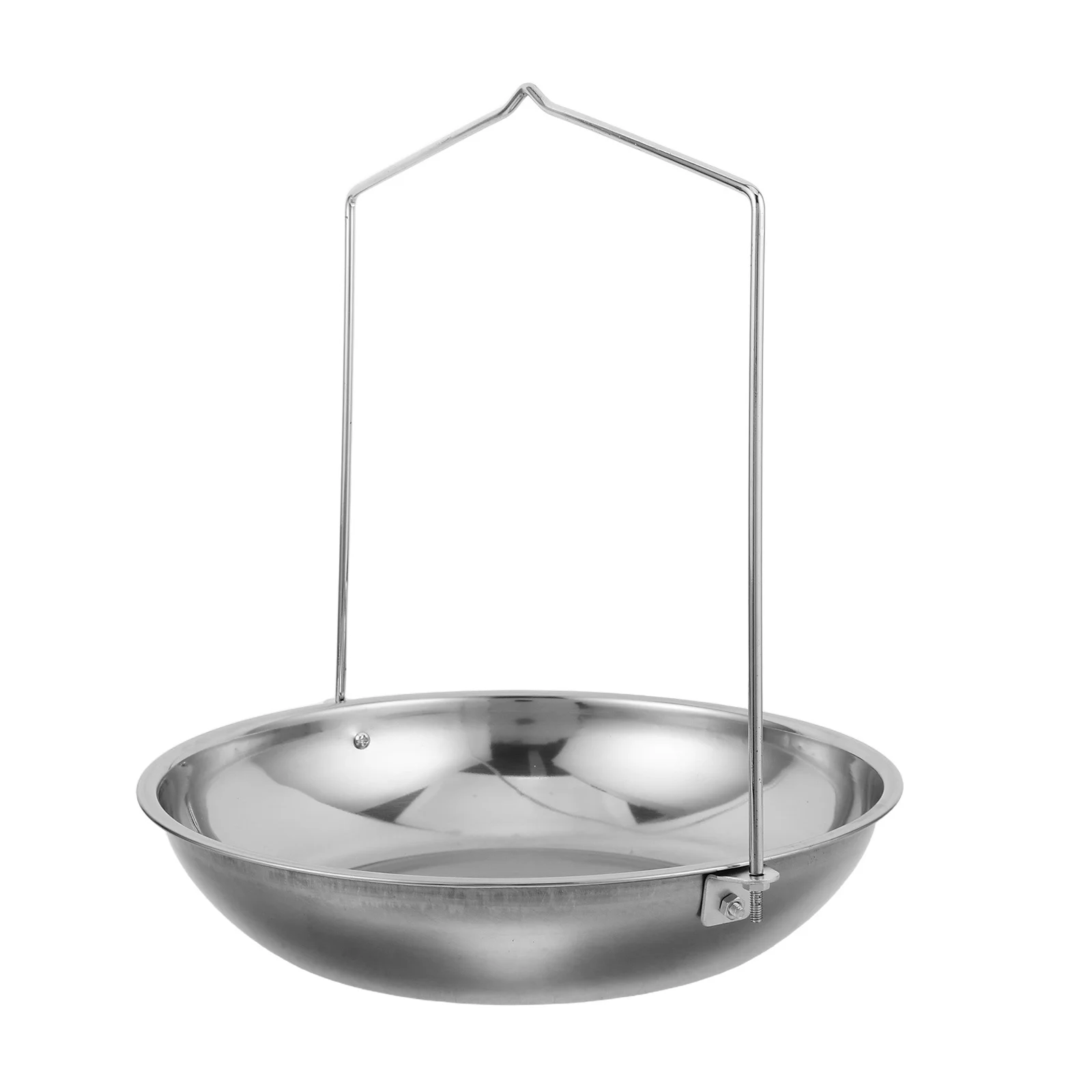 

Stainless Steel Hanging Scale Pan Cradle For Dial Crane Scale Chain Weighing Scoop Industrial Kitchen Fruit Coffee Grocery
