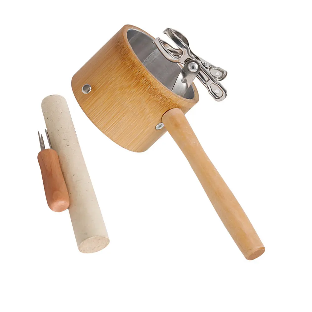 

1Set Ergonomic Moxibustion Burner Tool Moxa Roll Fixing Device Lightweight Moxa Massage Tool for Chest Back Shoulder Pain Relief