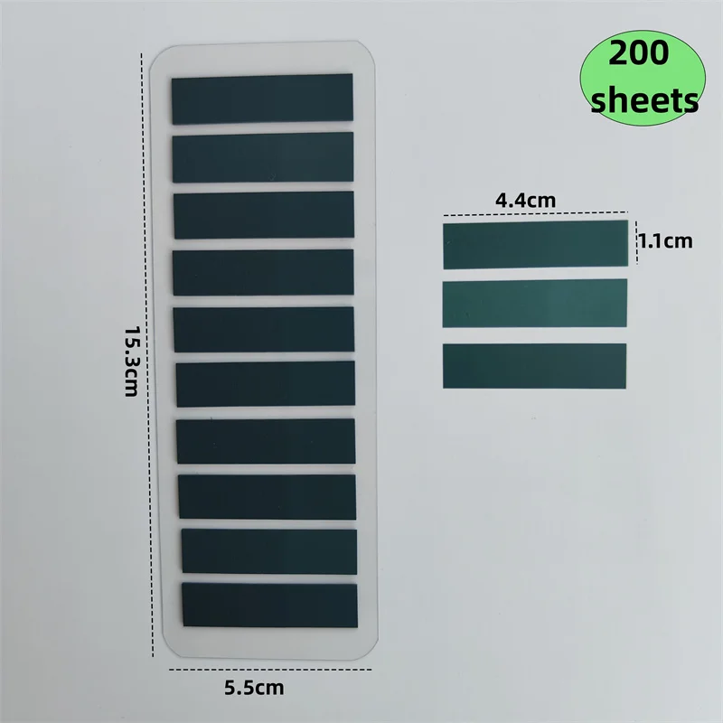 200 Pcs Color Stickers Notes Transparent Self-Adhesive Index Tabs Flags Sticky Note Stationery School Office Supplies