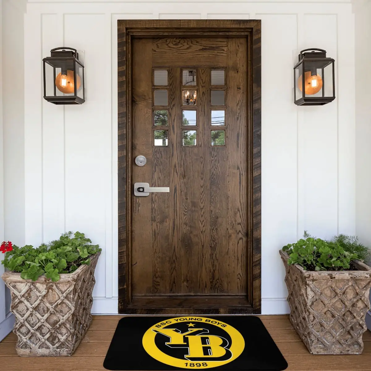 BSC Young Boys Swiss Football Sports Fans Bern Switzerland Doormat Rug Carpet Mat Footpad Front Room Corridor Kitchen Bedroo