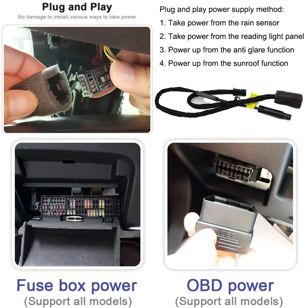 ل MG 9 MG9 EV SAIC ارتفاع F7 2023 2024 2025 2026 واي فاي 4K DVR داش كام كاميرا سوني عدسة مسجل فيديو للرؤية الليلية 24h رصد