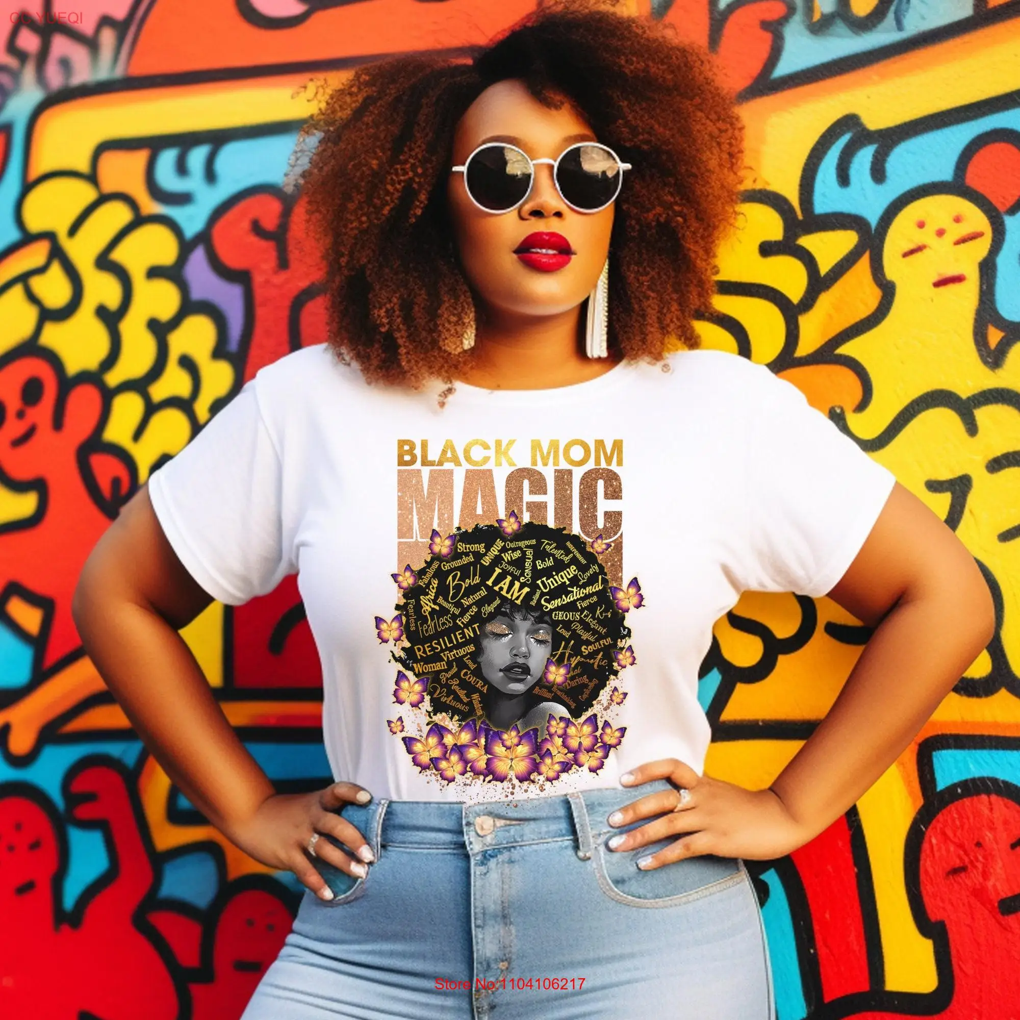 Black Mom Magic T Shirt Mother s Day Mamas Ideas Melanin Queen Afrocentric long or short sleeves