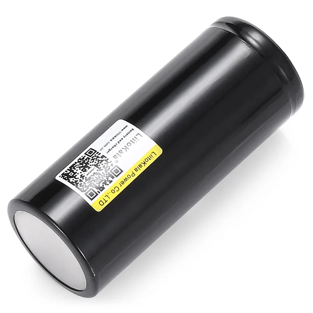 LiitoKala lii-50A 26650 5000mah lithium battery 3.7V 5000mAh rechargeable battery suitable for flashligh