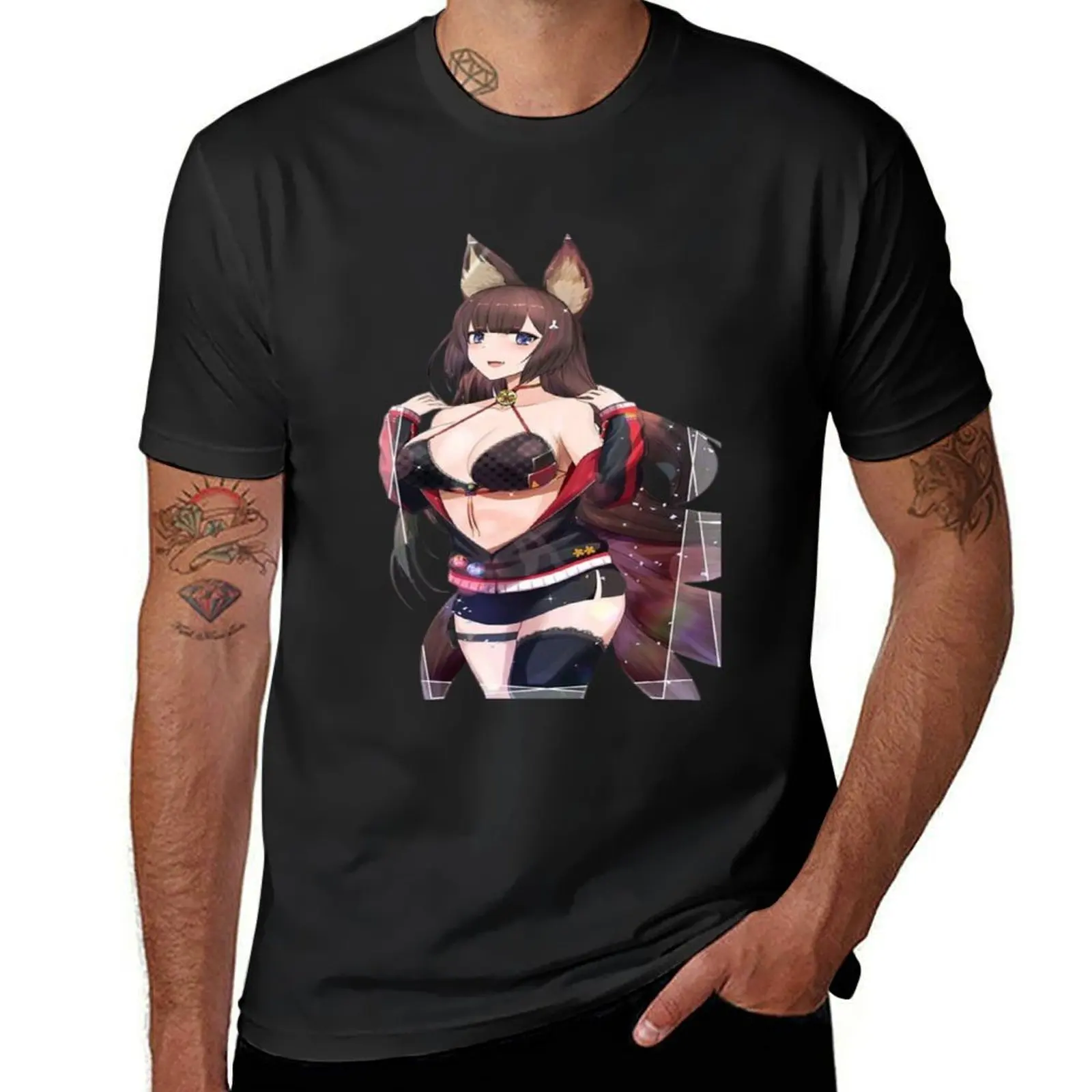 Azur Lane Akagi T-Shirt for a boy anime clothes anime vintage clothes mens t shirts