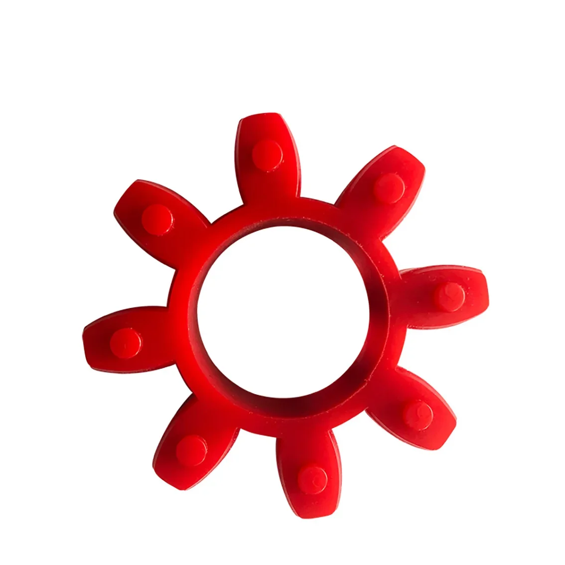 1Pcs Red Hollow Out Polyurethane(PU) Shock Absorber Pad Elastic Cushion Pad Hollow Plum Blossom Pad Star Coupling GR14/19/24-160