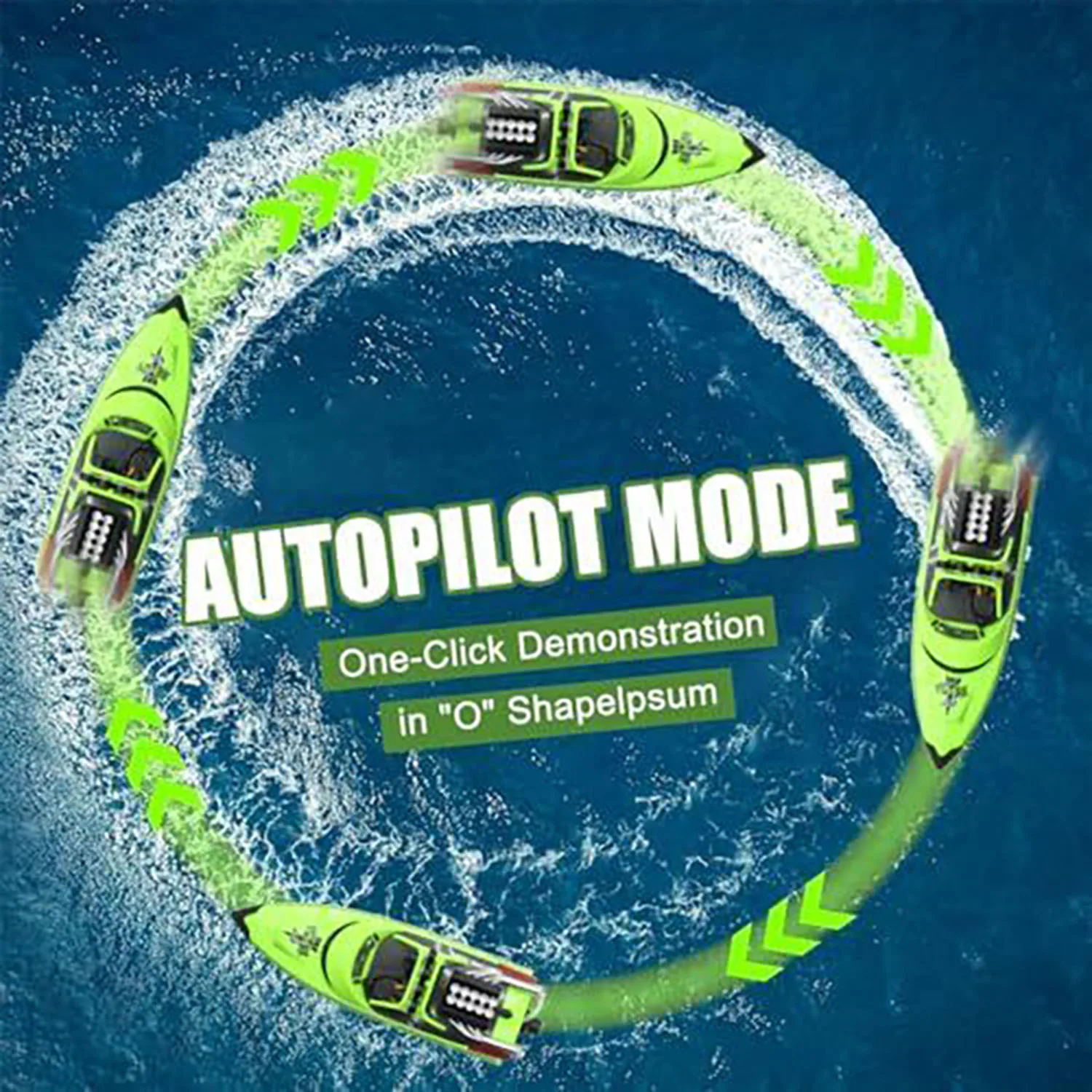 RC RTR Boat Lights Self Righting Jet Ship Toy 2.4G Radio control Racing Boat Outdoor Model Toy for Gift TH23966