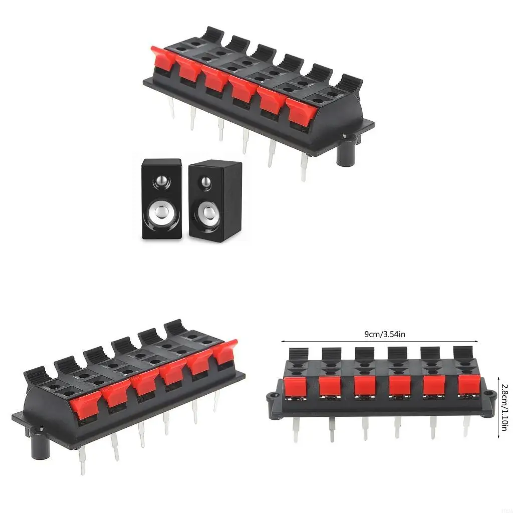 193A Speaker Terminal Strip Block Small Resistance Temperature Coefficient Terminal