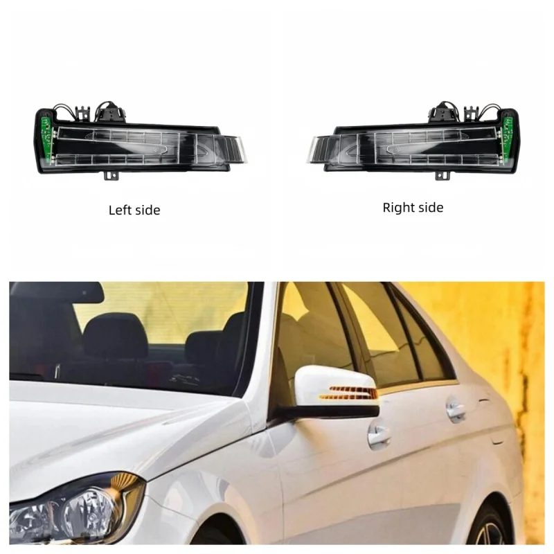 

For Mercedes Benz W204 W176 W246 C117 C218 A207 W221 W166 ANGRONG LED Wing Mirror Indicator Turn Signal Light