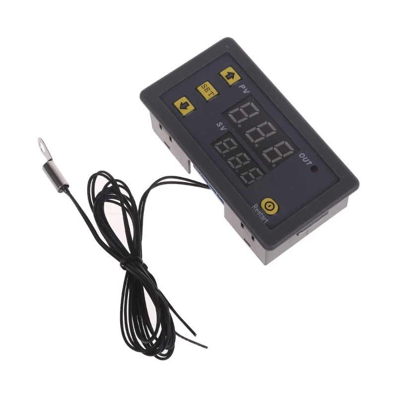 Temperature Controller Digital LED Temperature Controller Module Mini Thermostat ON OFF with Waterproof Probe Dropship