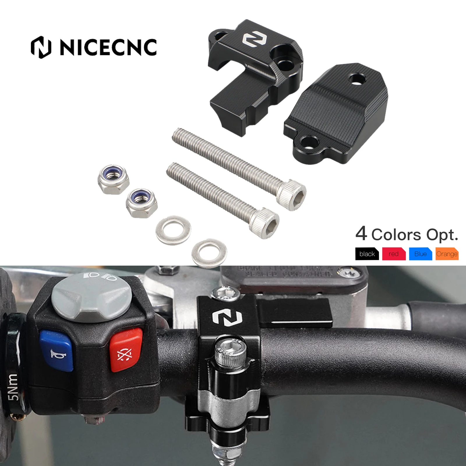 NICECNC For Sherco SE-R 250 300 SE-F 250 350 450 2014-2023 SER125 SEF500 2019-2023 Motorcycle Master Cylinder Protector Guard