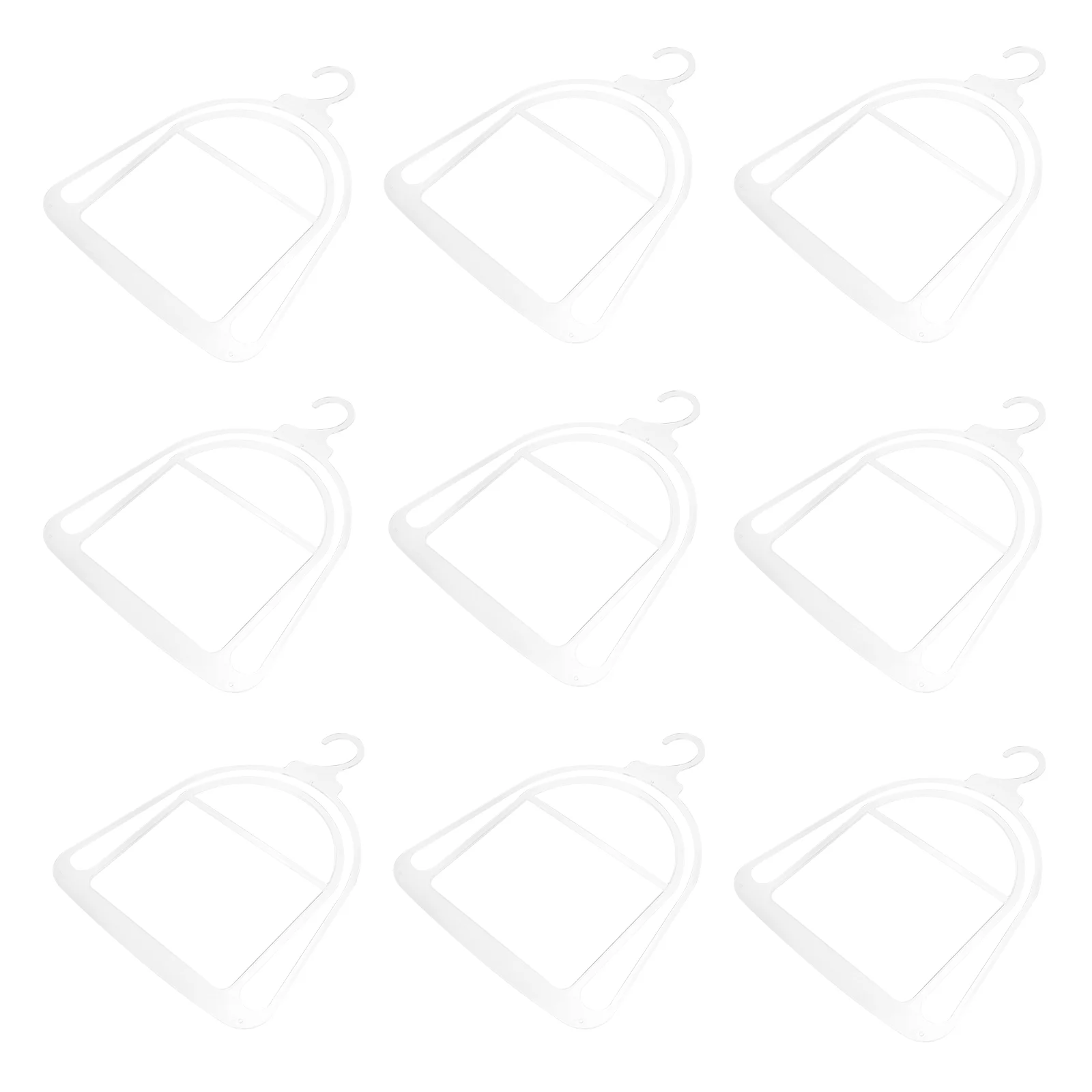 

10 Pcs Charcuterie Cheese Hat Display Hanger Coat Beanie Hangers for Clothes Adults Transparent Closet Clothing