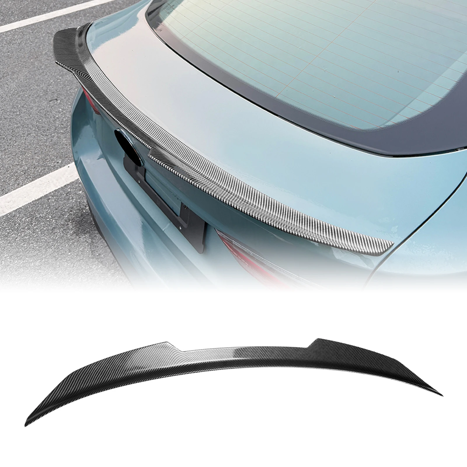 

Splitter Rear Trunk Spoiler Wing Lip Tail Deflector For BMW 4 Series G26 i4 M50 430i 440i Gran Coupe 4 Door 2020-2025 M Sport