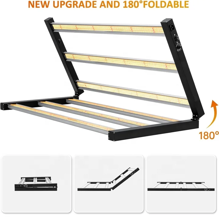 ไฟปลูกพืชแบบหรี่แสงได้ SANYIBA สำหรับปลูกผักและดอกไม้ในโรงเรือนเชิงพาณิชย์ สำหรับปลูกพืชแนวตั้ง 720 วัตต์ 1000 วัตต์ โครงอะลูมิเนียม