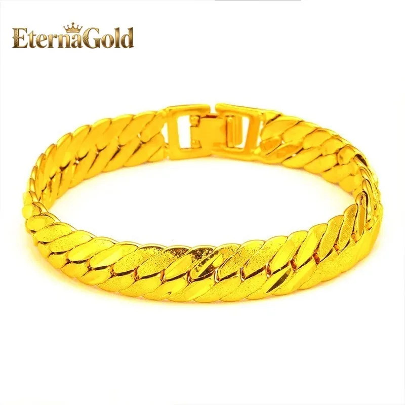 

Застежка для браслета EternaGold из 24-каратного золота | Застежка для часов из чистого золота AU999, классический дизайн, унисекс-стиль, блестящая отделка, идеально подходит для