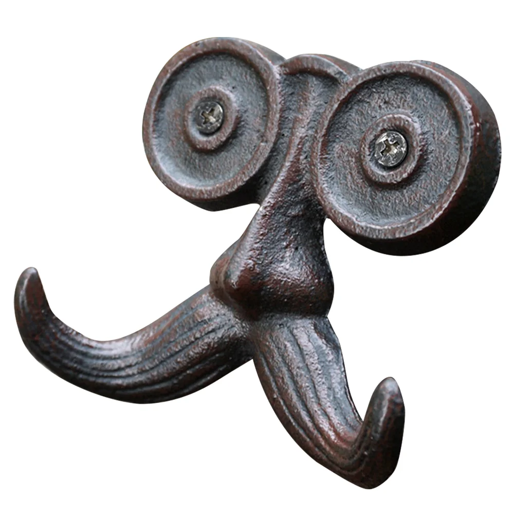 Space-saving Wall Hook Wall-mounted Iron Household Decorative Metal Hooks Towel Storage Beard Stable