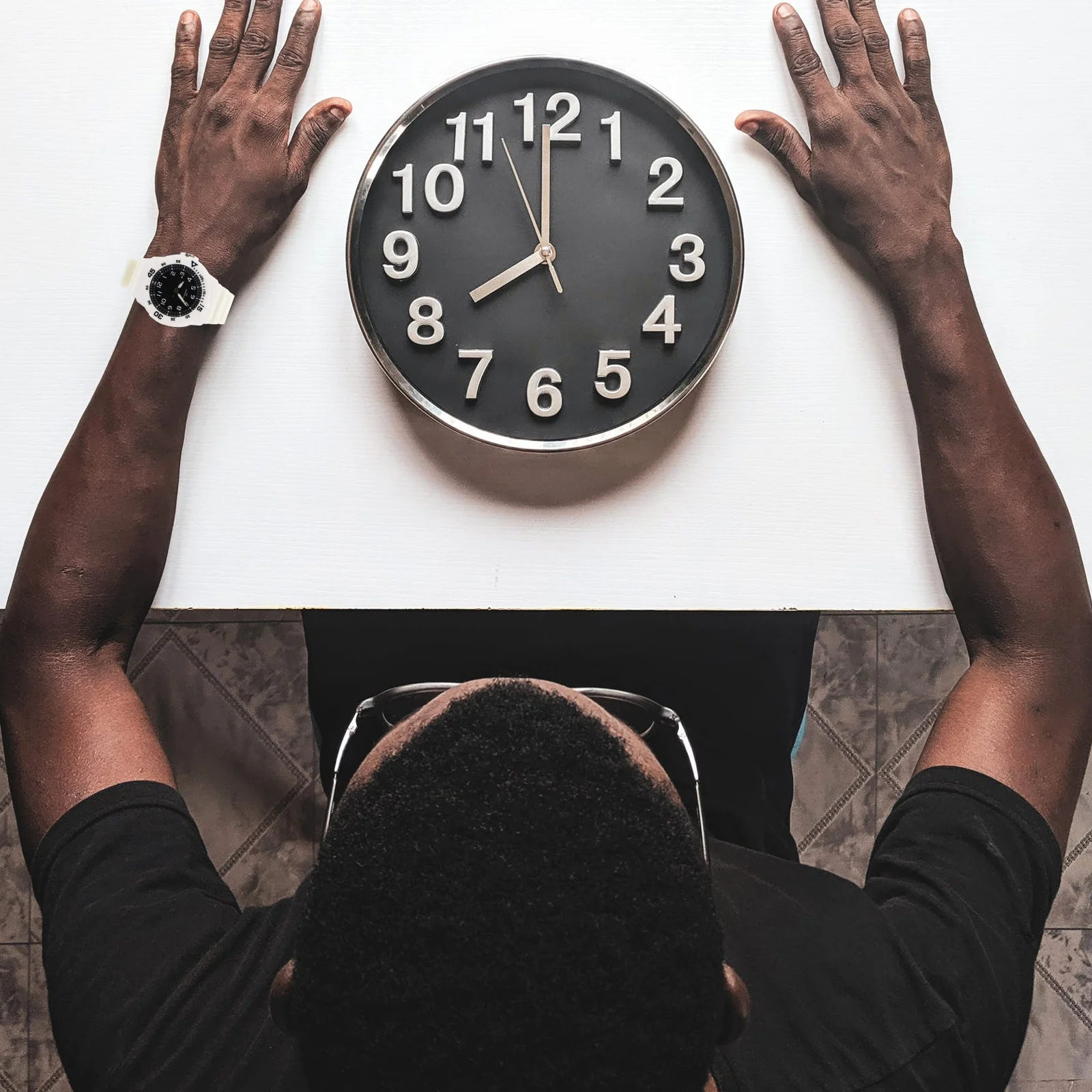 ساعة يد أنيقة مقاومة للماء من السيليكون - مثالية لساعة المعصم هدية ترفيهية للأعمال الداخلية والخارجية