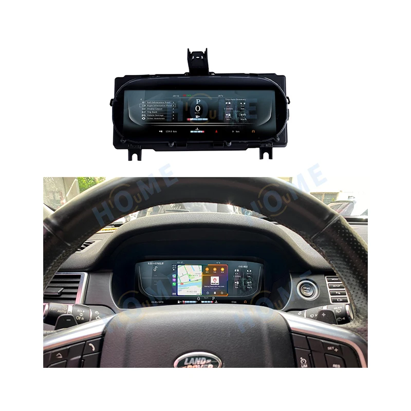 

12.3 Inch Digital Cluster LCD Dashboard for Land Rover Discovery Sport 2015-2019 Carplay Navigation Odometer Speedometer
