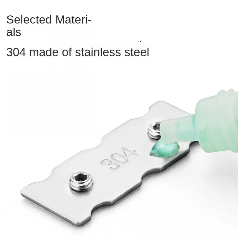 

4 шт., ограничительная пластина для поддержки ветра из нержавеющей стали, без перфорации, оконный замок, ограничитель окна, портативный ограничительный замок