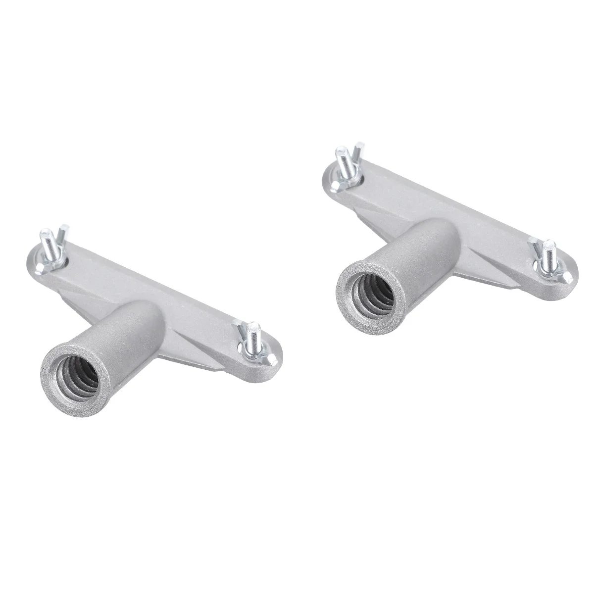 

Set of 2 Roller Brush Telescopic Rod Broom Head Bracket Connecting Push Adapter Handle Replacement Mop Connector Aluminum Alloy