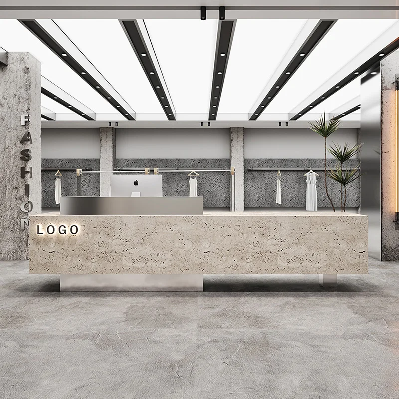 

Storage Computer Reception Desks Customer Shelf Modern Counter Reception Desks Drawers Work Recepcion Mostrador Office Furniture