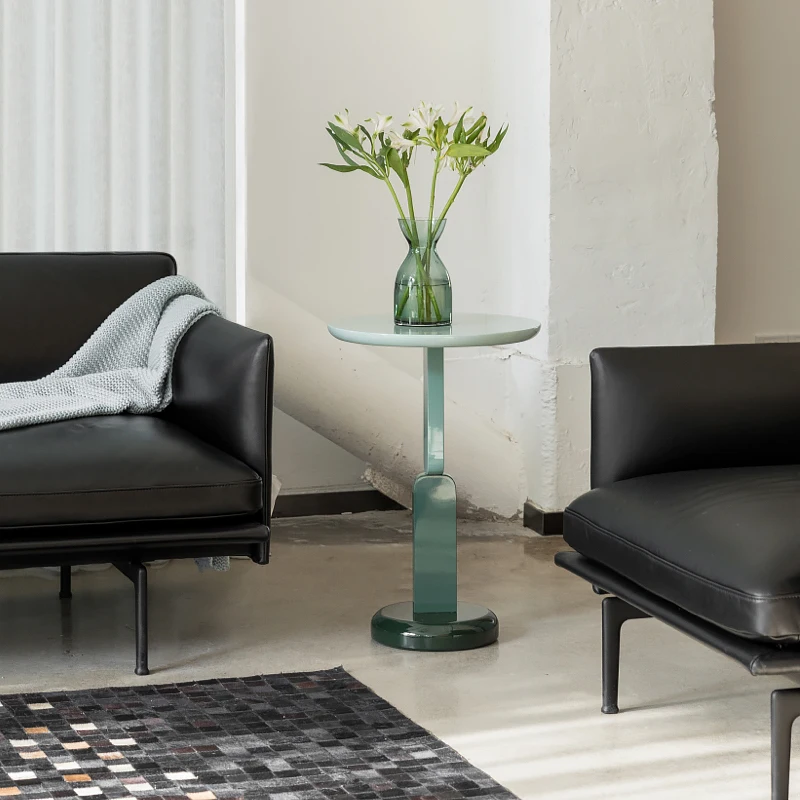 Chess coffee table living room corner minimalist small apartment modern Internet celebrity creative ins mint green - Image 2